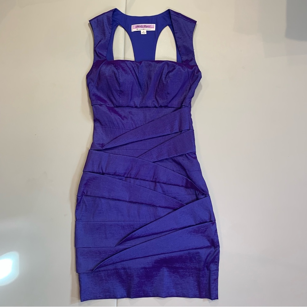 Hailey Logan Vibrant Purple Mini Dress